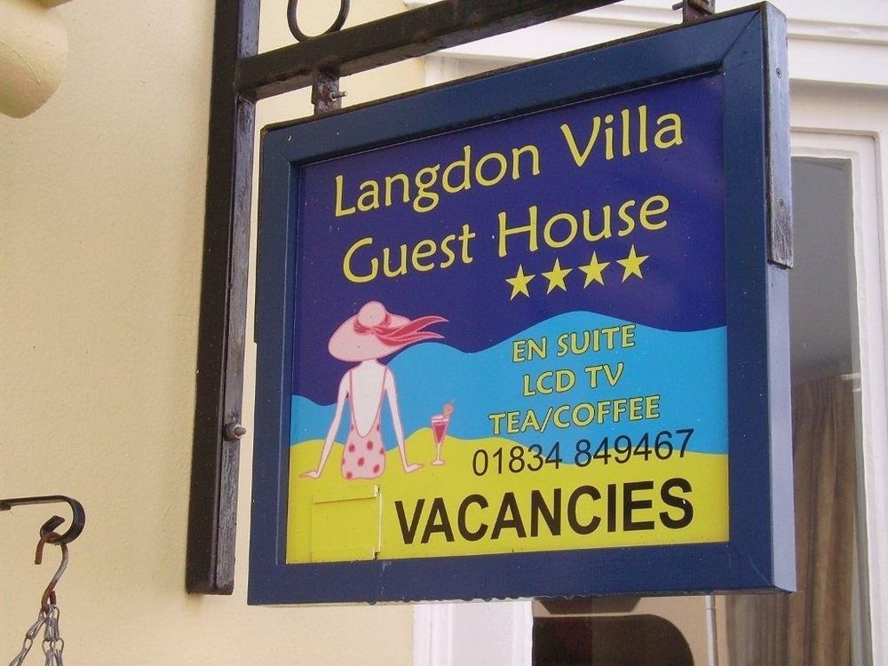 Langdon Villa Guest House Tenby Εξωτερικό φωτογραφία
